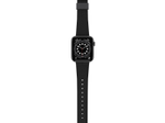 OtterBox Symmetry Cactus Leather Watch Band for Apple Watch 45/44/42mm Noir Ash - black