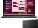 Dell Latitude 3450 Intel Core i5 i5-1335U Notebook 35,6 cm (14") + Toshiba Festplatte 2 TB