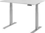 HAMMERBACHER Schreibtisch VXDKB12/5/S lichtgrau