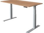 HAMMERBACHER Schreibtisch VXDKB16/N/S nussbaum
