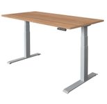 HAMMERBACHER Schreibtisch VXDKB16/N/S nussbaum