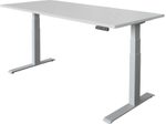 HAMMERBACHER Schreibtisch VXDKB19/5/S lichtgrau