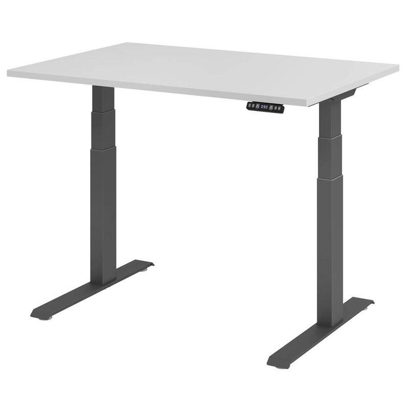 HAMMERBACHER Schreibtisch VXDKB12/5/G lichtgrau