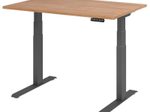 HAMMERBACHER Schreibtisch VXDKB12/N/G nussbaum