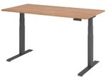 HAMMERBACHER Schreibtisch VXDKB16/N/G nussbaum