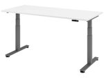 HAMMERBACHER Schreibtisch VXDSM19/W/G weiß