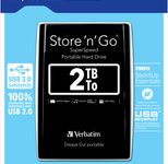 Verbatim Store 'n' Go externe Festplatte - 2 TB
