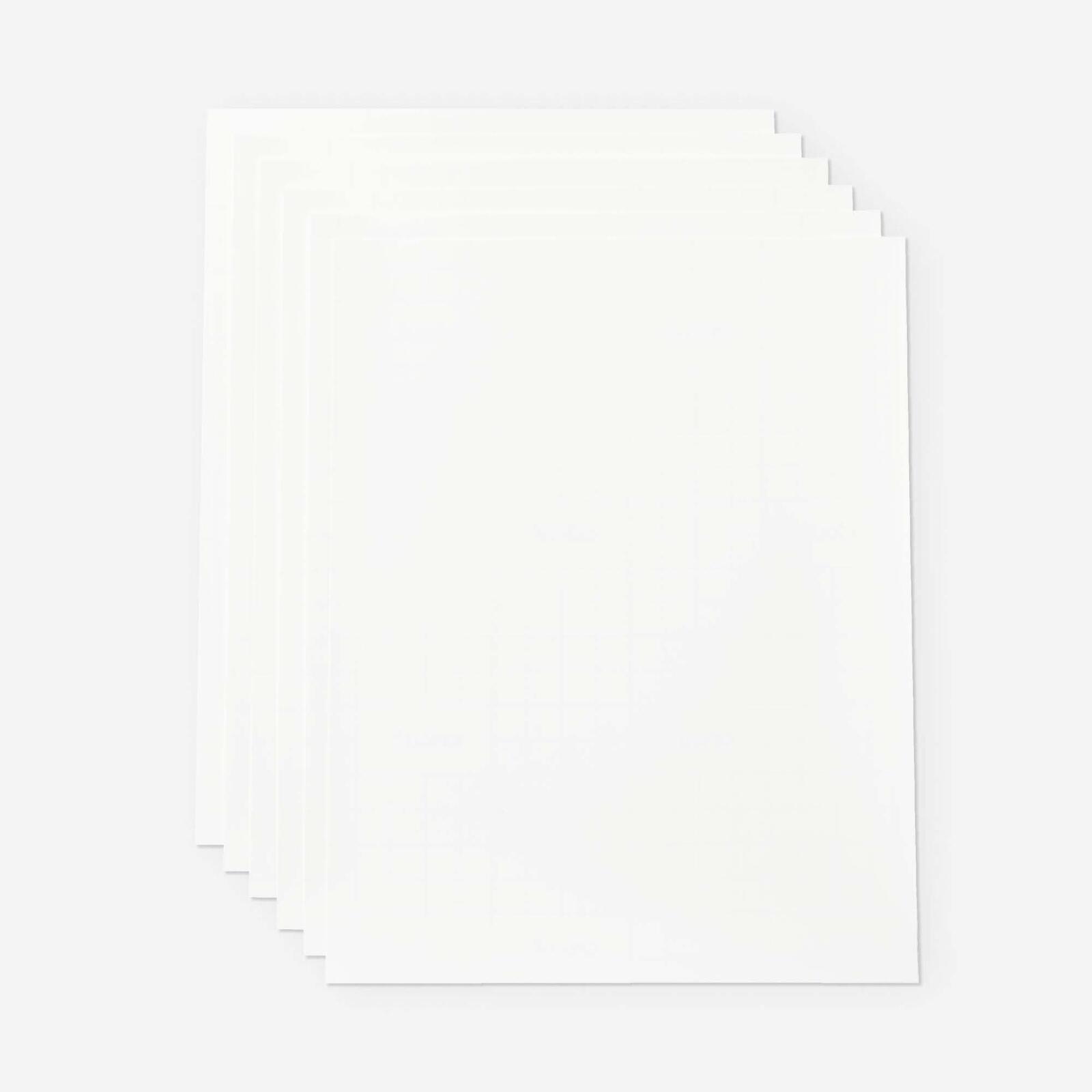 Cricut bedruckbare Aufkleberfolie für Schneideplotter 21 cm x 29.7 cm transparent
