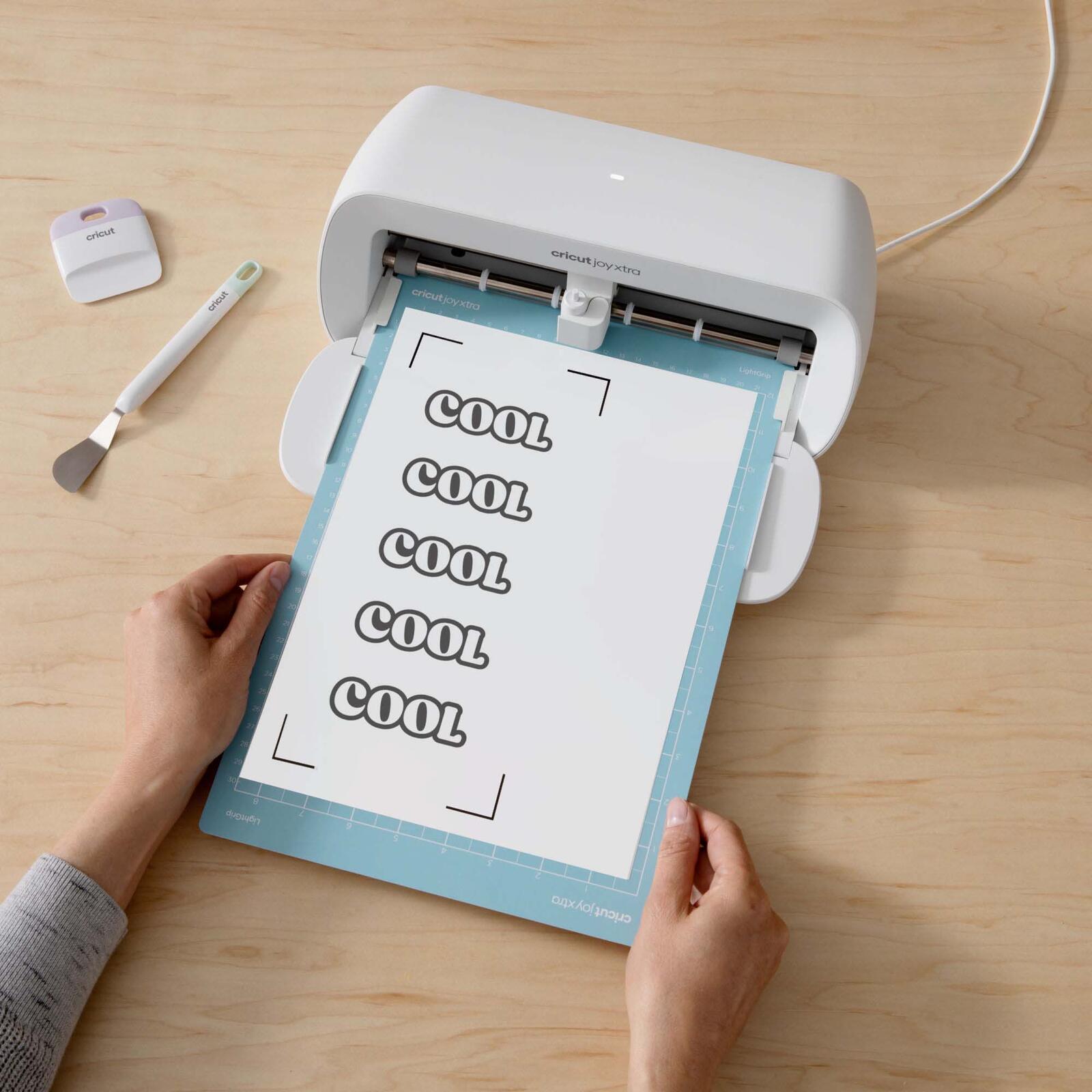 Cricut bedruckbare Aufkleberfolie für Schneideplotter 21 cm x 29.7 cm transparent