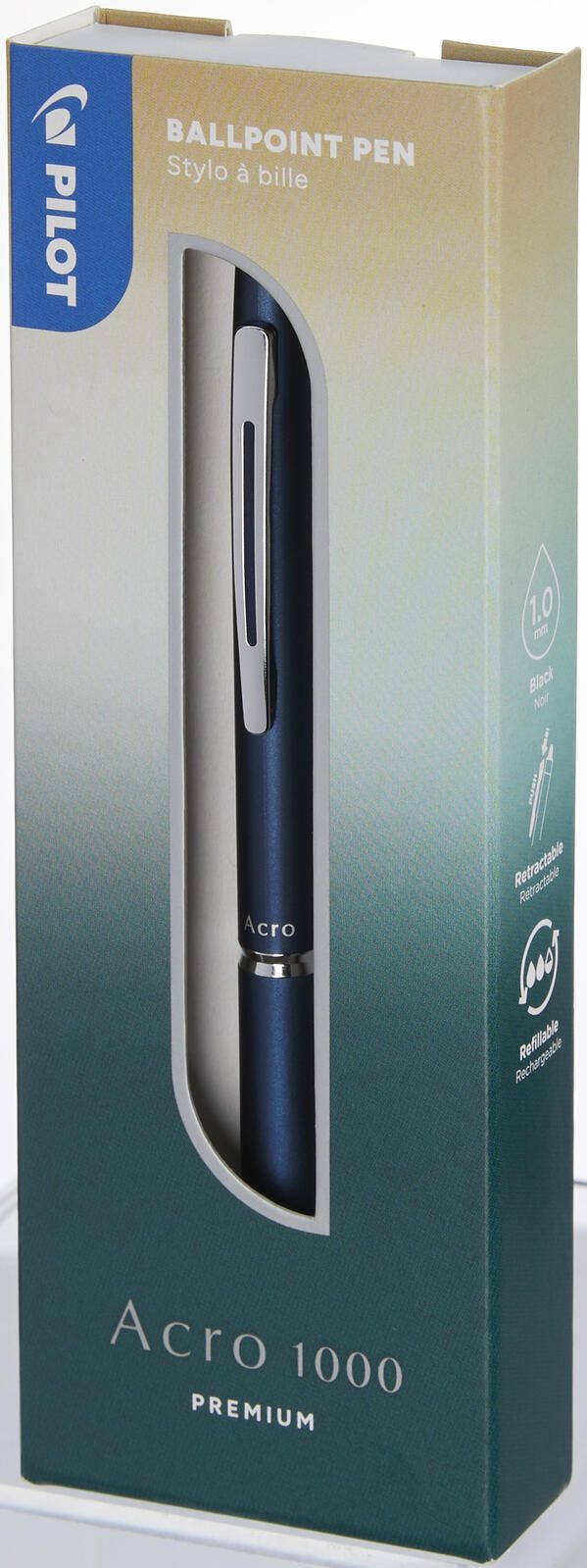 PILOT Acro 1000 Kugelschreiber 0.4 mm Schwarz