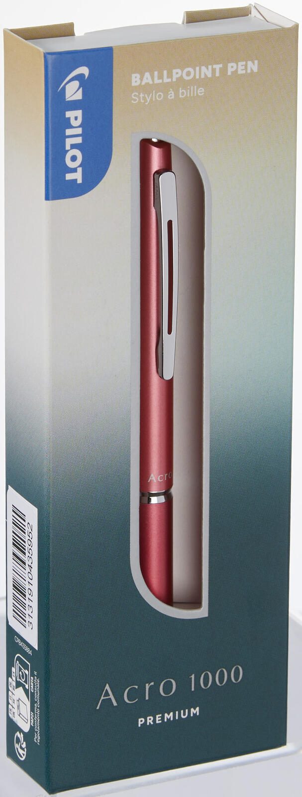 PILOT Acro 1000 Kugelschreiber 0.4 mm Schwarz