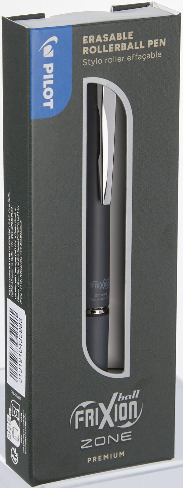 PILOT FRIXION Zone Tintenroller 0.4 mm Schwarz