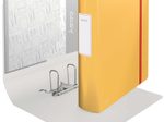 LEITZ Ordner Rückenbreite 8.2 cm DIN A4 stabile Pappe warmes gelb