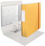 LEITZ Ordner Rückenbreite 8.2 cm DIN A4 stabile Pappe warmes gelb