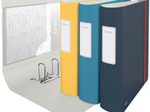 LEITZ Ordner Rückenbreite 8.2 cm DIN A4 stabile Pappe warmes gelb