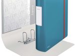 LEITZ Ordner Rückenbreite 8.2 cm DIN A4 stabile Pappe sanftes blau