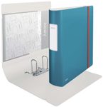 LEITZ Ordner Rückenbreite 8.2 cm DIN A4 stabile Pappe sanftes blau