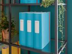 LEITZ Ordner Rückenbreite 8.2 cm DIN A4 stabile Pappe sanftes blau