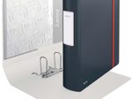 LEITZ Ordner Rückenbreite 8.2 cm DIN A4 stabile Pappe samtgrau