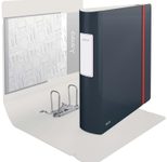 LEITZ Ordner Rückenbreite 8.2 cm DIN A4 stabile Pappe samtgrau
