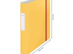 LEITZ Ordner Rückenbreite 6.5 cm DIN A4 stabile Pappe warmes gelb