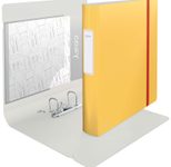 LEITZ Ordner Rückenbreite 6.5 cm DIN A4 stabile Pappe warmes gelb