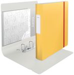 LEITZ Ordner Rückenbreite 6.5 cm DIN A4 stabile Pappe warmes gelb