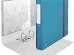 LEITZ Ordner Rückenbreite 6.5 cm DIN A4 stabile Pappe sanftes blau