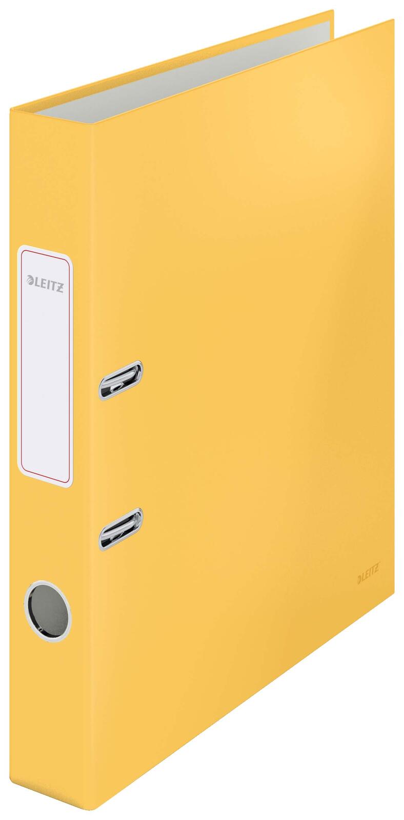 LEITZ Ordner Rückenbreite 5.2 cm DIN A4 stabile Pappe warmes gelb