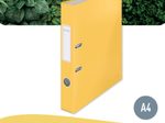 LEITZ Ordner Rückenbreite 5.2 cm DIN A4 stabile Pappe warmes gelb