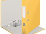 LEITZ Ordner Rückenbreite 5.2 cm DIN A4 stabile Pappe warmes gelb