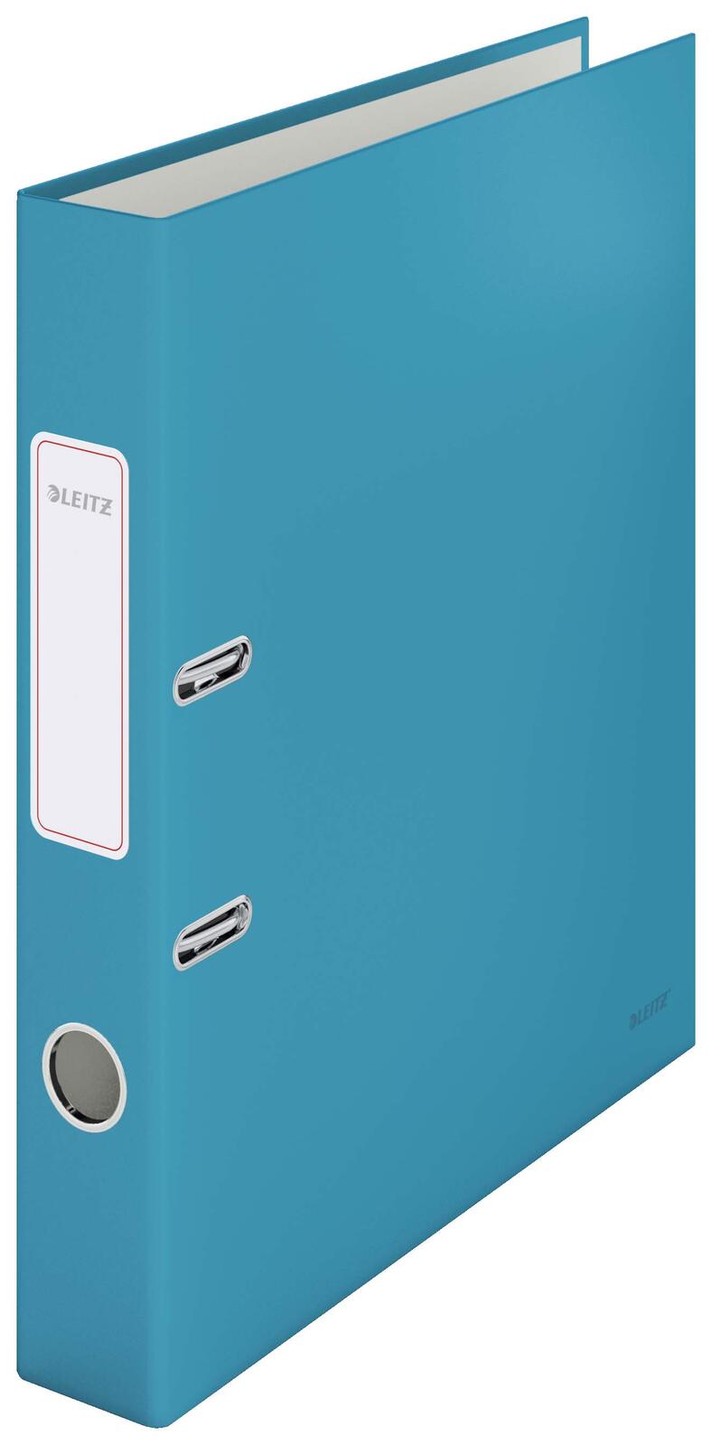 LEITZ Ordner Rückenbreite 5.2 cm DIN A4 stabile Pappe sanftes blau