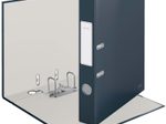 LEITZ Ordner Rückenbreite 5.2 cm DIN A4 stabile Pappe samtgrau