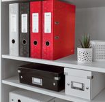 LEITZ Ordner Rückenbreite 8 cm DIN A4 Karton rot