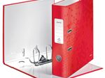 LEITZ Ordner Rückenbreite 8 cm DIN A4 Karton rot
