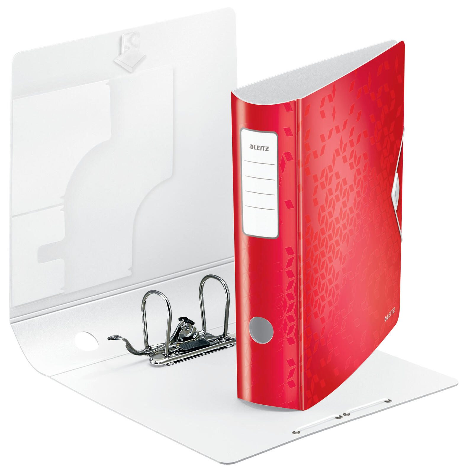 LEITZ Ordner Rückenbreite 8.2 cm DIN A4 Kunststoff rot