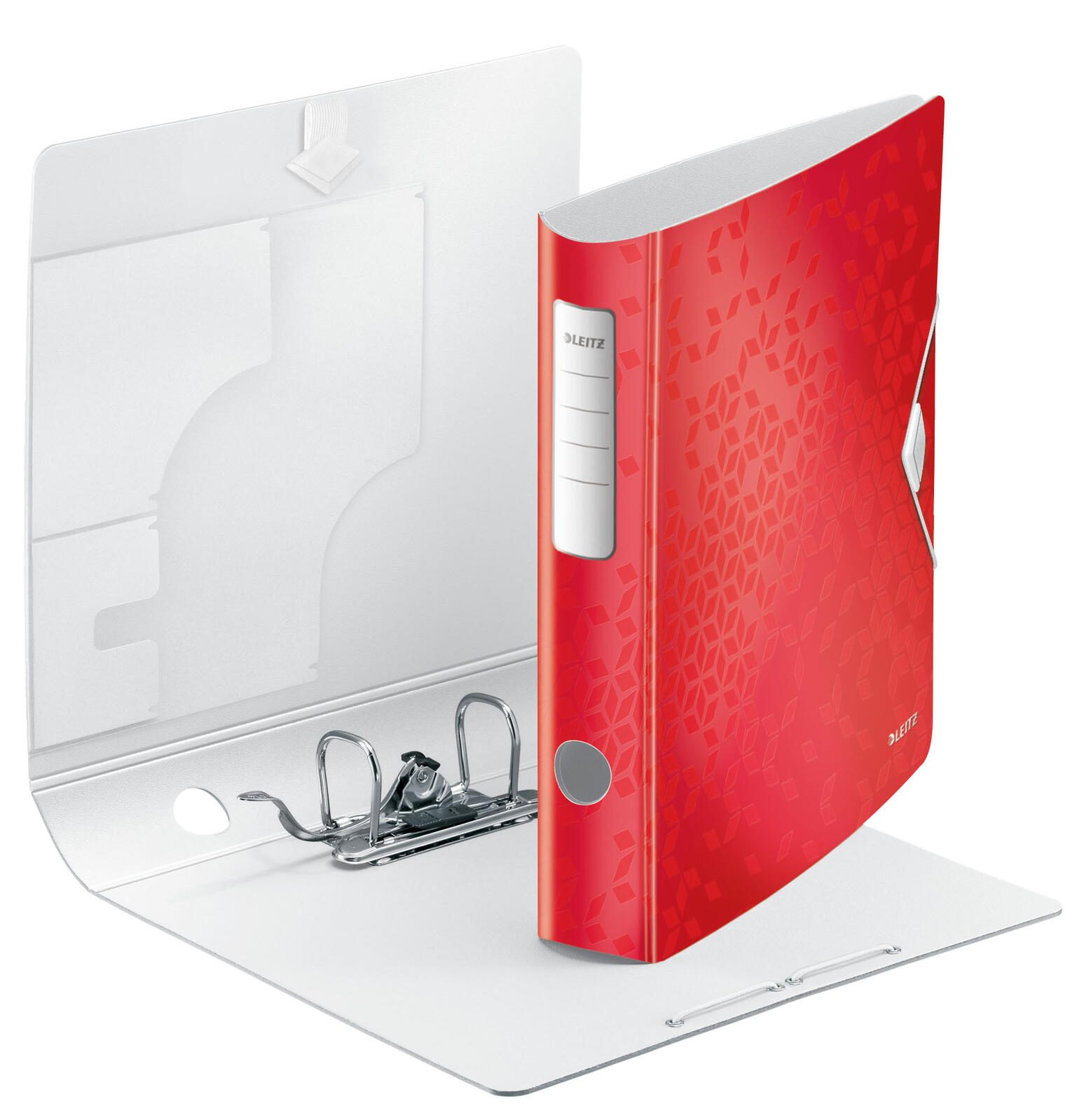 LEITZ Ordner Rückenbreite 6.5 cm DIN A4 Kunststoff rot