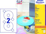 AVERY Zweckform CD-Etiketten L6043-25 Ø 117mm
