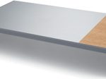 SIGEL Monitorständer Smartstyle USB silber/holzfarben