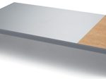 SIGEL Monitorständer blanko Smartstyle silber/holzfarben