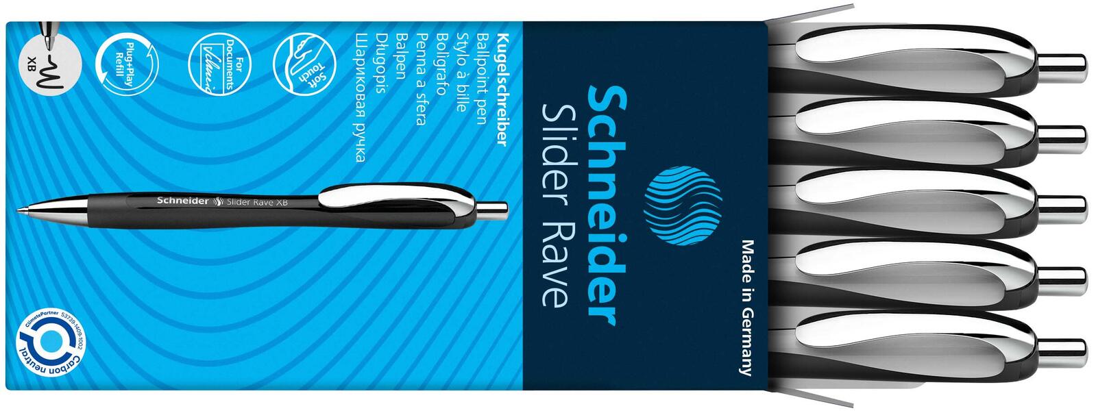 Schneider Slider Rave XB Kugelschreiber 0.7 mm Blau