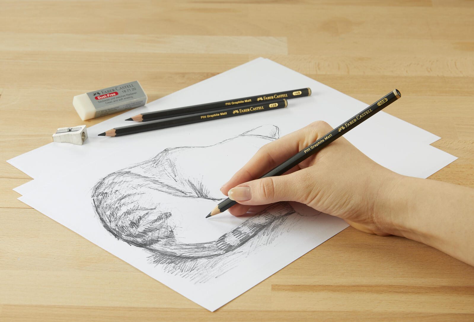 FABER-CASTELL Bleistift-Set Pitt Graphite