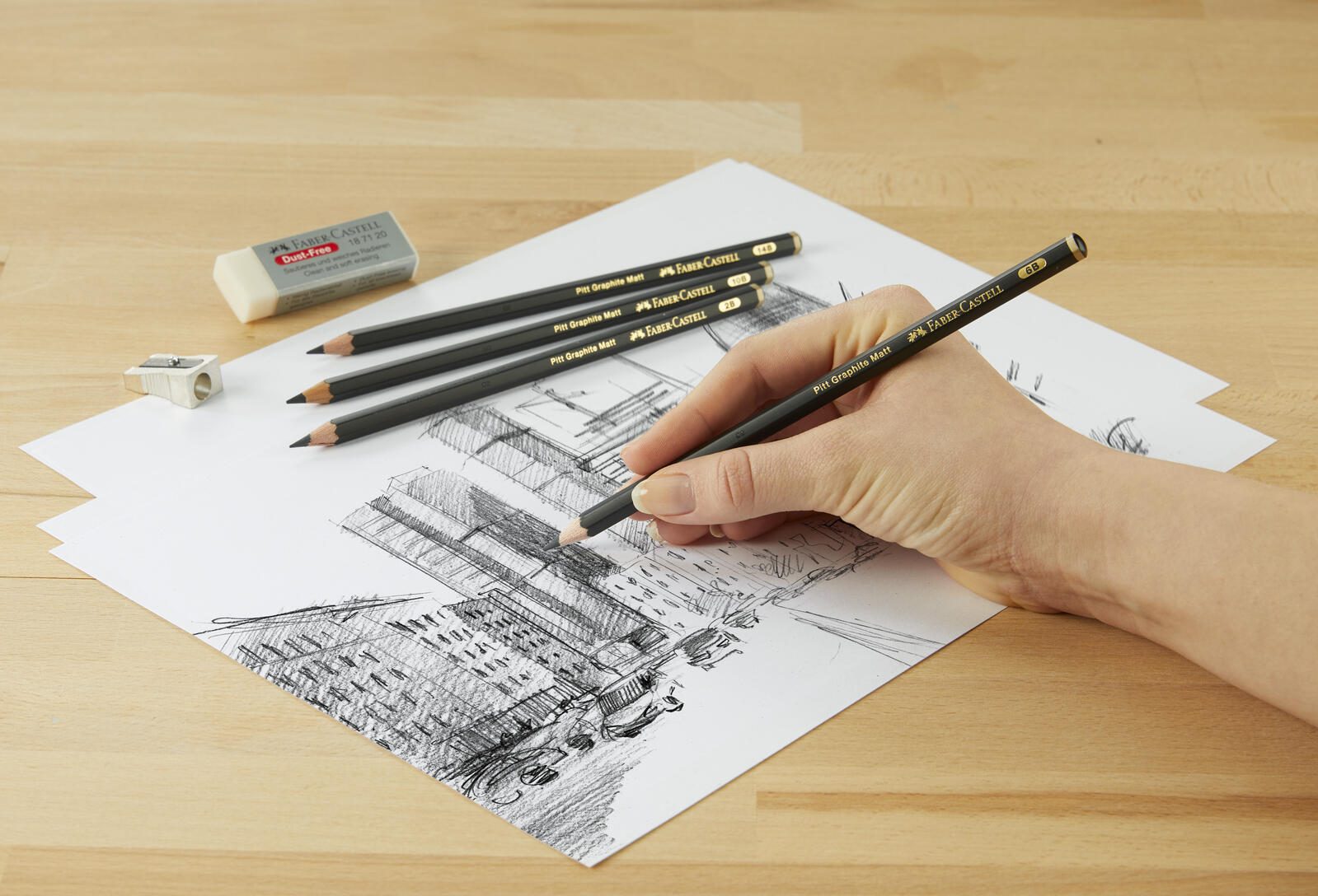 FABER-CASTELL Bleistift-Set Pitt Graphite