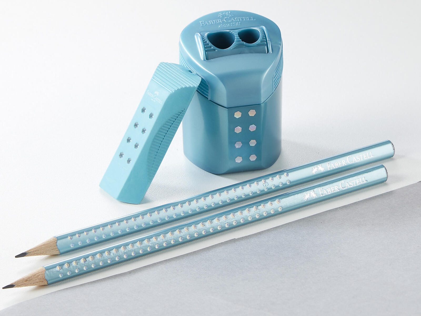 FABER-CASTELL Bleistift-Set Grip Sparkle