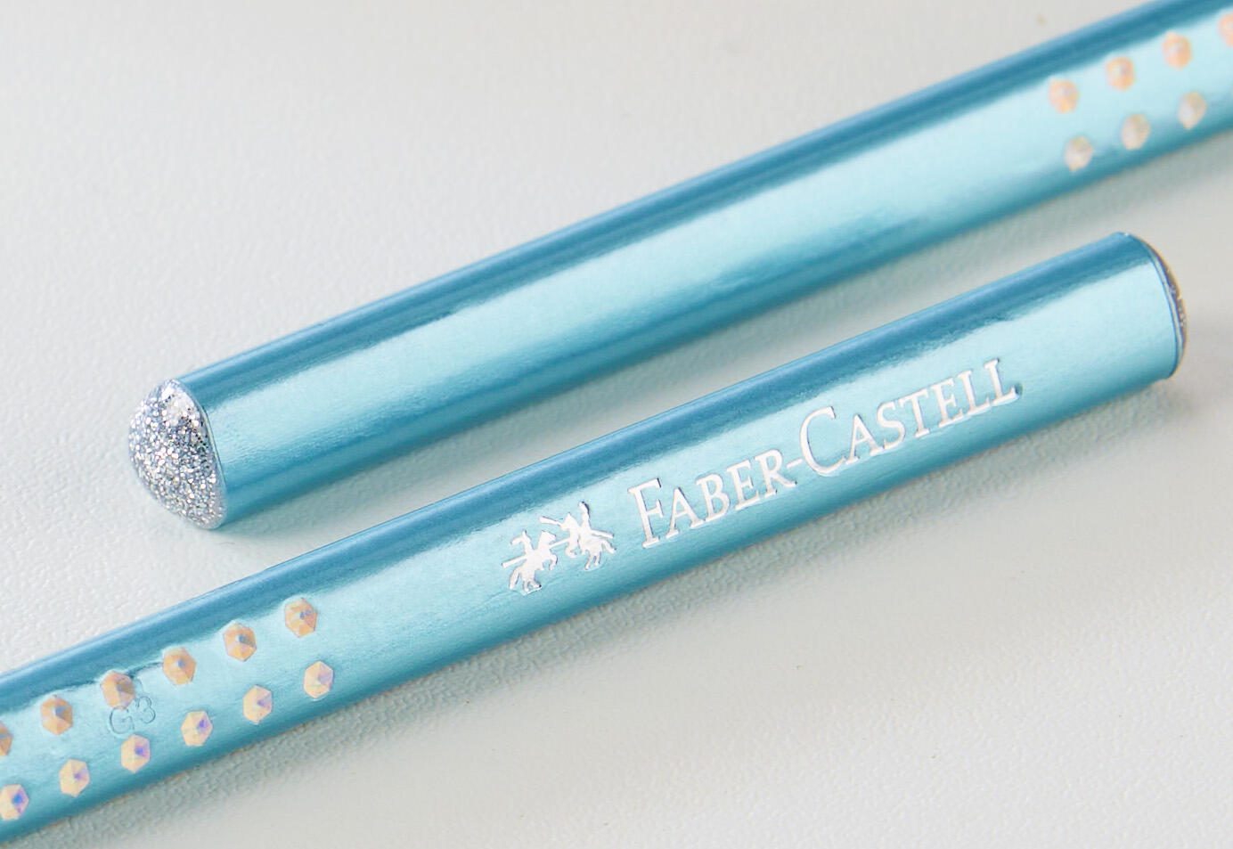 FABER-CASTELL Bleistift-Set Grip Sparkle