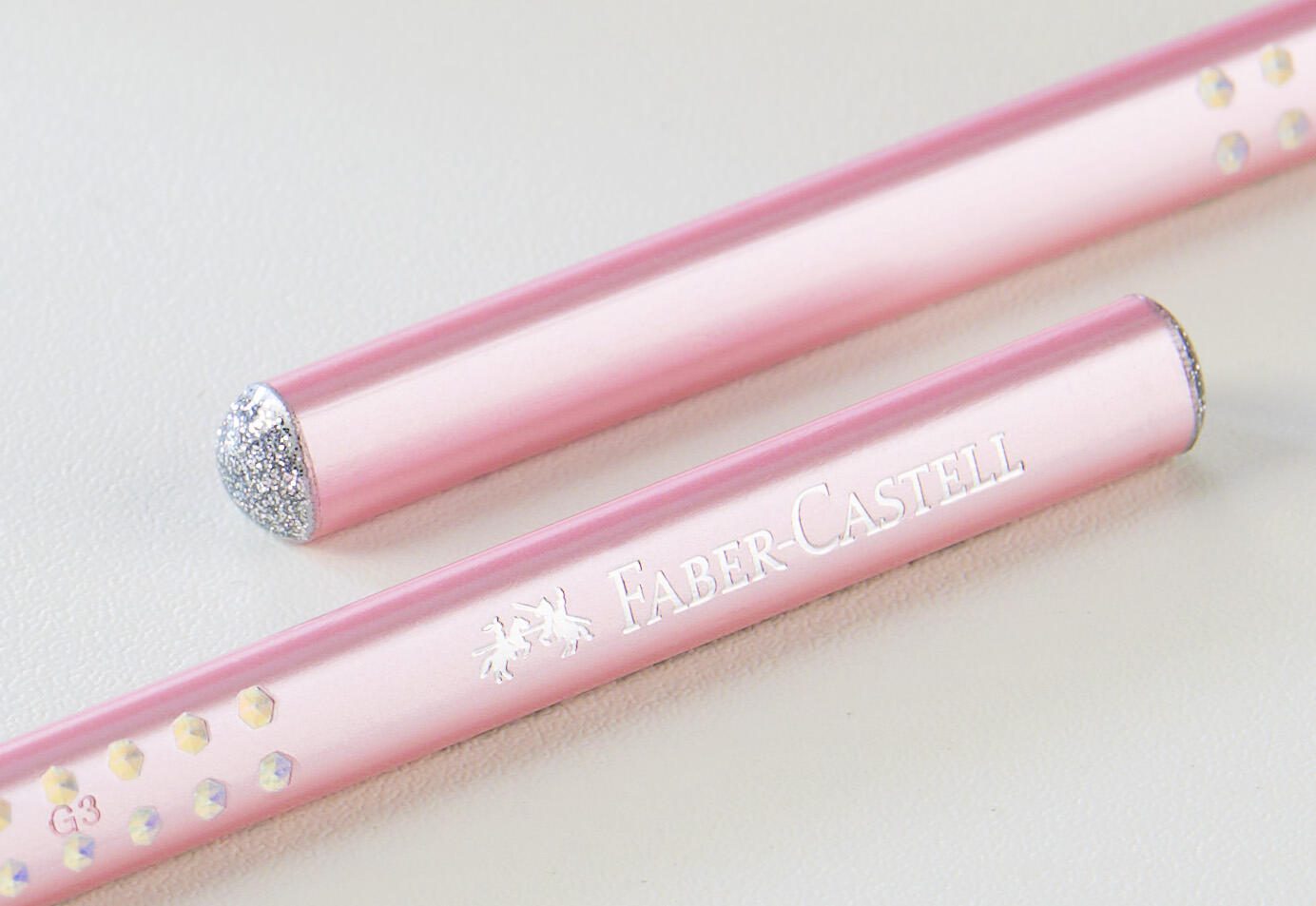 FABER-CASTELL Bleistift-Set Grip Sparkle