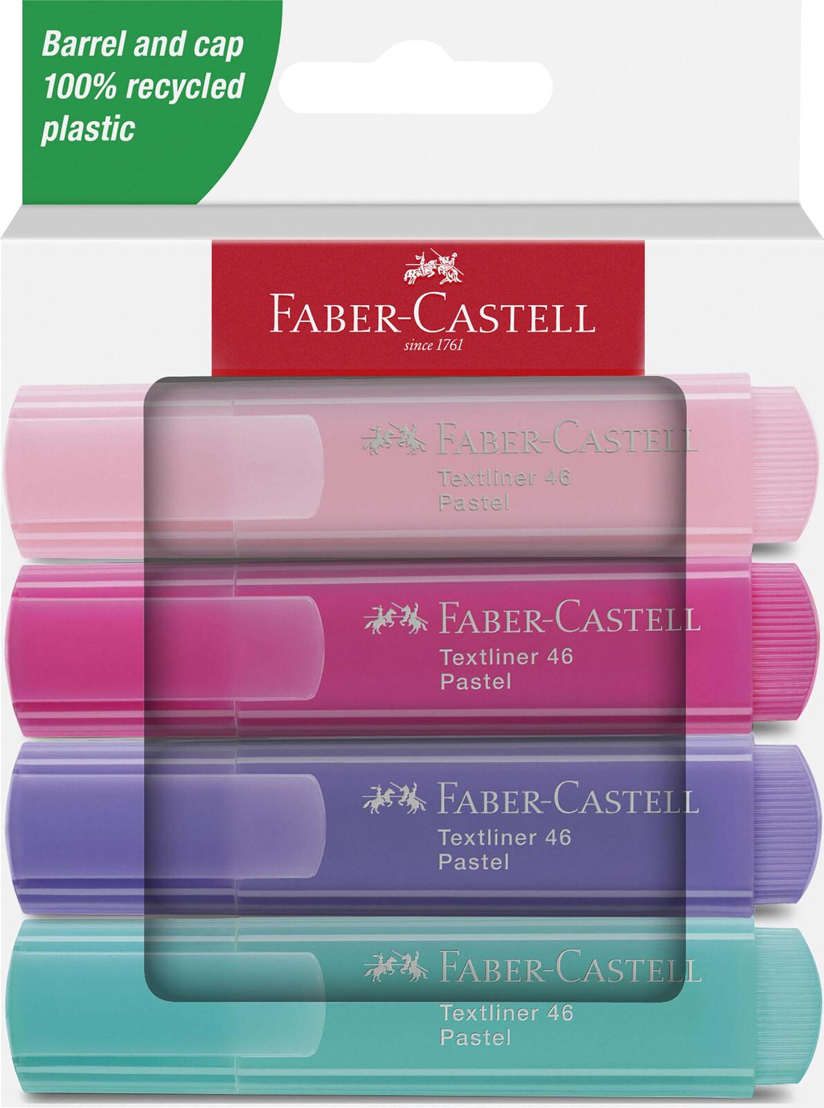 FABER-CASTELL TL 46 Pastell Textmarker Mehrfarbig