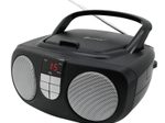 soundmaster SCD1400SW Tragbarer CD-Player schwarz, silber