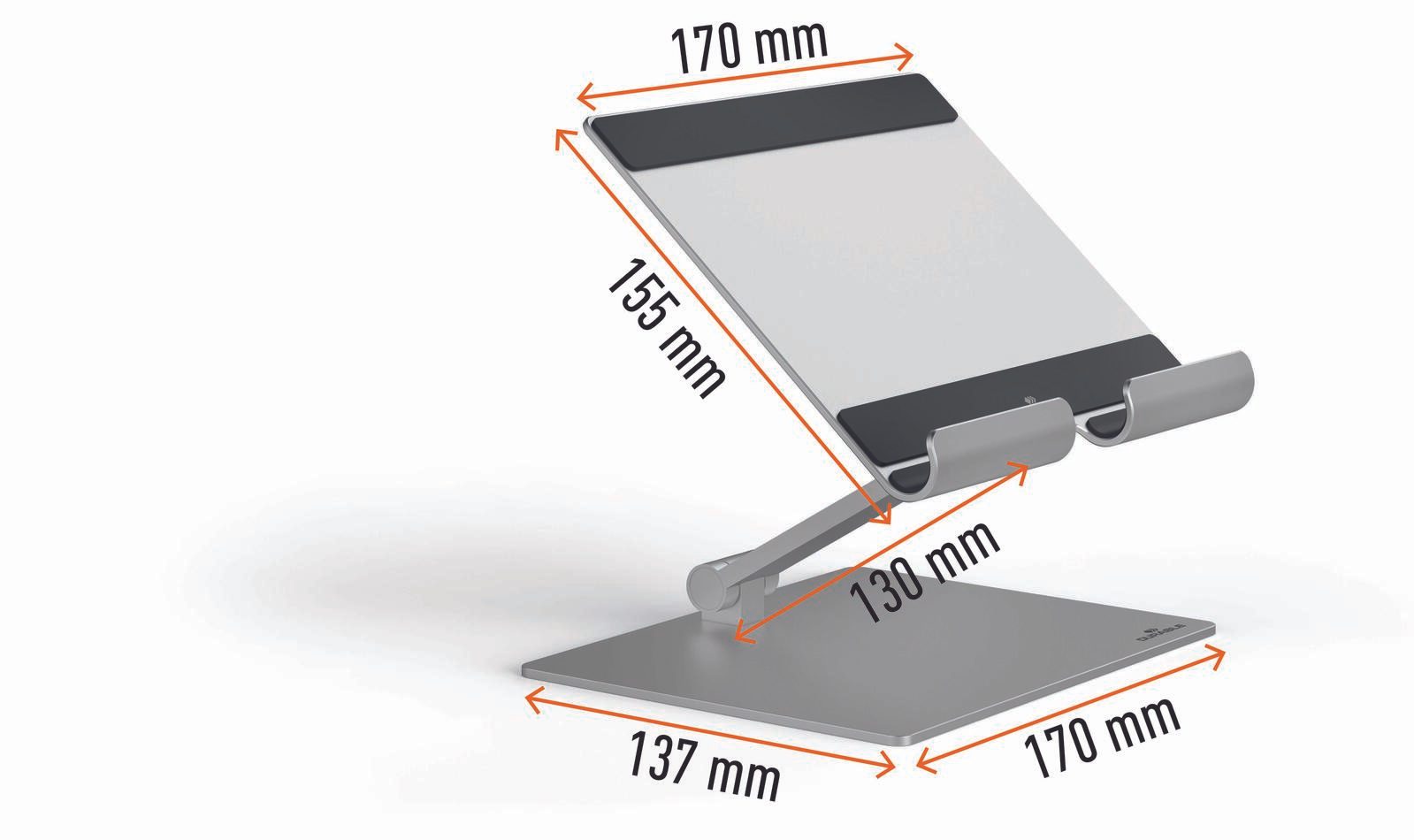 DURABLE Tablet-Ständer Rise silber