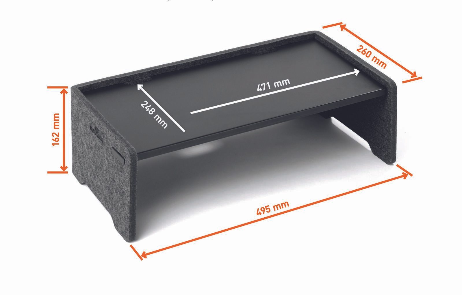 DURABLE Monitorständer EFFECT anthrazit